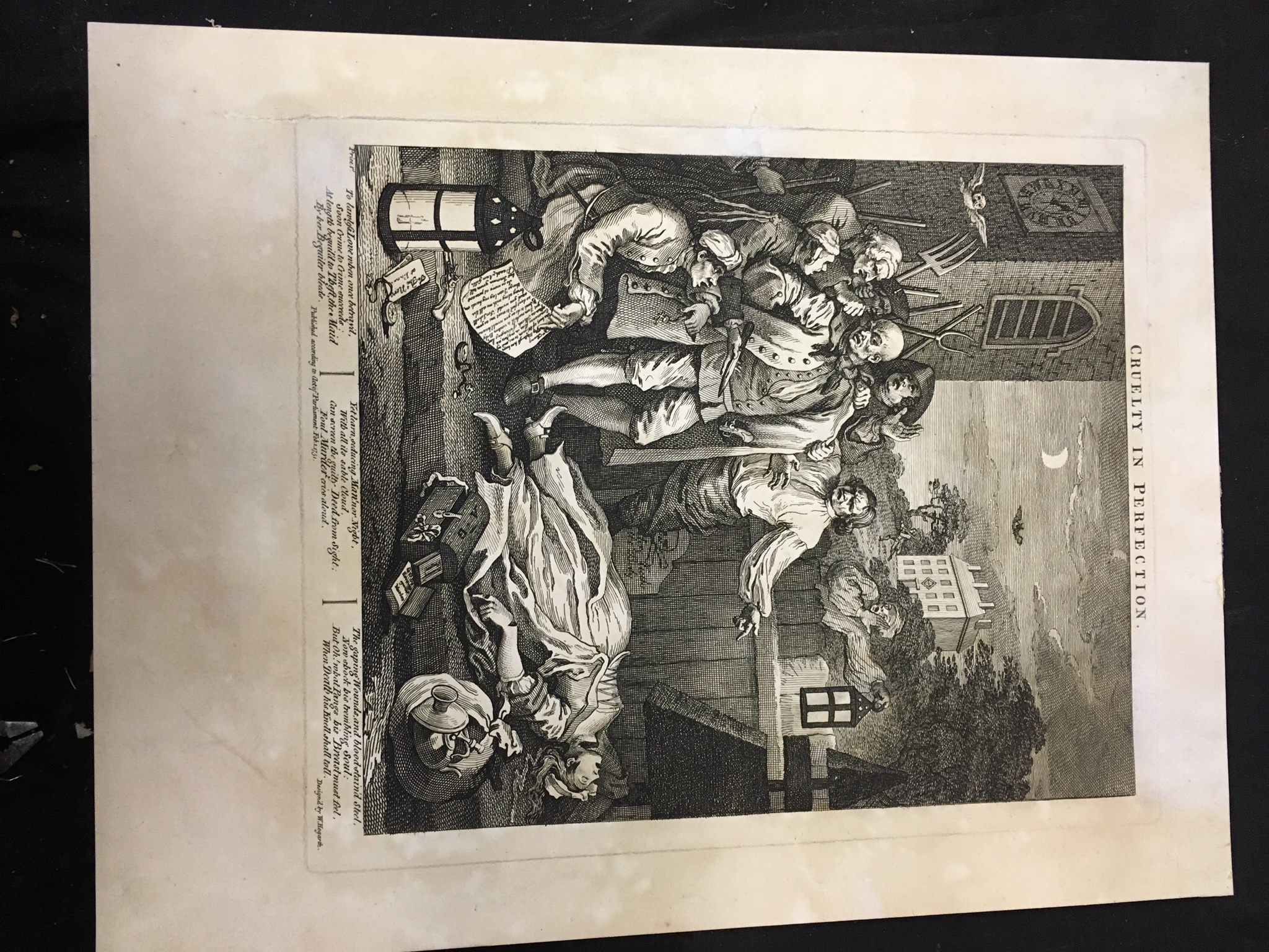 William Hogarth (1697-1764) the four stages of cruelty prints - Image 4 of 18