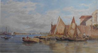 Sir Earnest George "Venice " watercolour