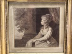 F . Bartolozzi ( 1727-1815 ) Georgina duchess of devonshire