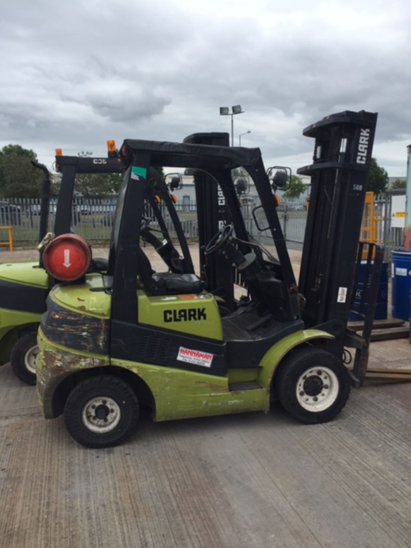 F508 Clark C25L LPG Forklift - Image 2 of 6