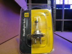 44 X AA HEADLIGHT BULB 12V 55W H7. UK DELIVERY AVAILABLE FROM £14 PLUS VAT. HUGE RE-SALE POTE...