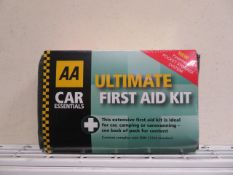 10 X AA CAR ESSENTIALS ULTIMATE FIRST AID KIT. UK DELIVERY AVAILABLE FROM £14 PLUS VAT. HUGE ...