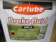 1 x CARLUBE 20L DOT 4 BRAKE FLUID. UK DELIVERY AVAILABLE FROM £14 PLUS VAT. HUGE PROFIT POTENT...