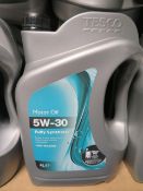 8 x TESCO 5W-30 4L FULLY SYNTHETIC OIL. SUITABLE FOR MOST MODERN PETROL & DIESEL ENGINES INCLUD...