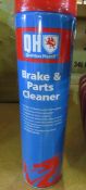 12x QH Brake & Parts Cleaner 600ml. UK DELIVERY AVAILABLE FROM £14 PLUS VAT - HUGE PROFIT POTE...