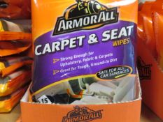 30 X ARMORALL CARPET & SEAT 30 PACK WIPES. UK DELIVERY AVAILABLE FROM £14 PLUS VAT. HUGE RE-SA...