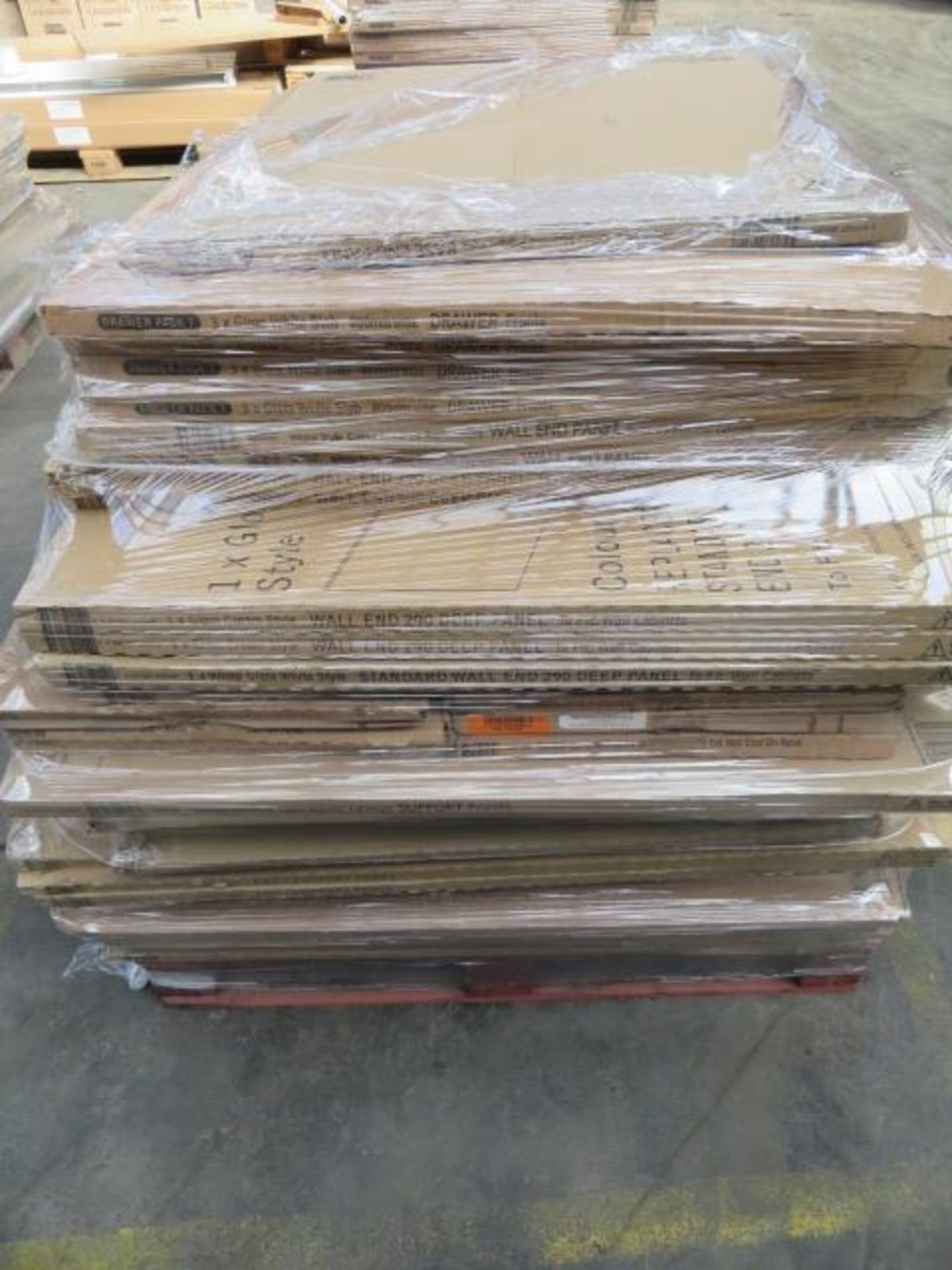 (U2) LARGE PALLET TO CONTAIN APPROX. 62 ITEMS OF KITCHEN STOCK TO INCLUDE: GLOSS ANTHRACITE SLA... - Image 4 of 7