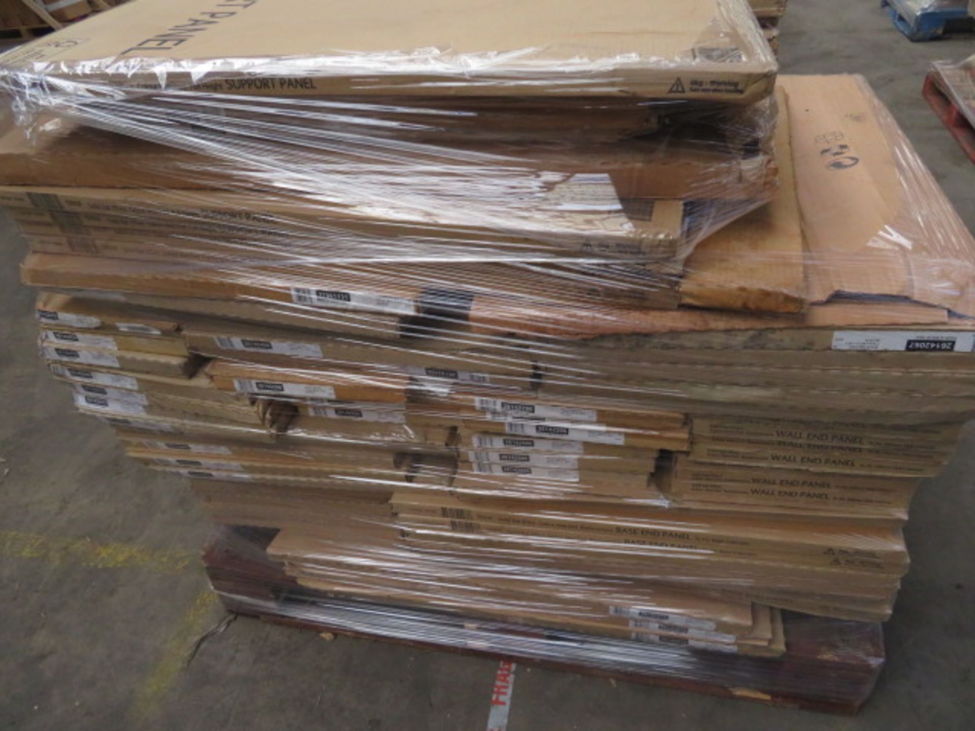 (U12) LARGE PALLET TO CONTAIN APPROX 68 ITEMS OF KITCHEN STOCK TO INCLUDE:OAK FRIDGE FREEZER D... - Image 3 of 6