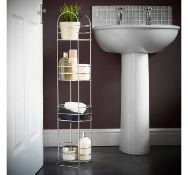 (KG33) 4 Tier Bathroom Storage Rack. Freestanding storage solution for your bathroom Four spac...