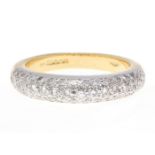 18ct Wedding Band Diamond Ring E VVS2 1.58 Carats