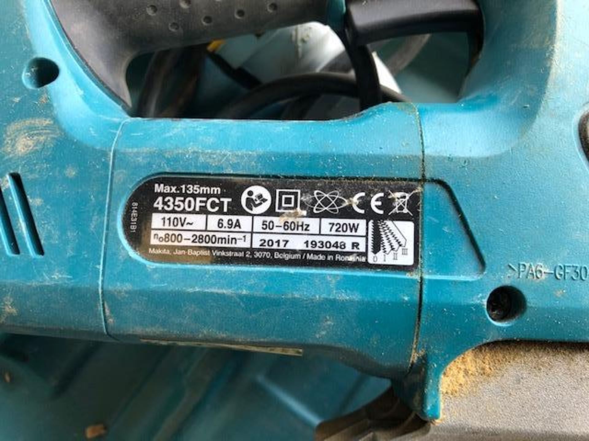 Makita 4350Ct Jigsaw 110V - Image 2 of 2