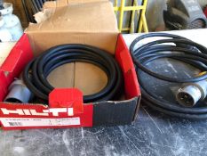 2 x brand new Hilti 3000-avr 110v supply cords