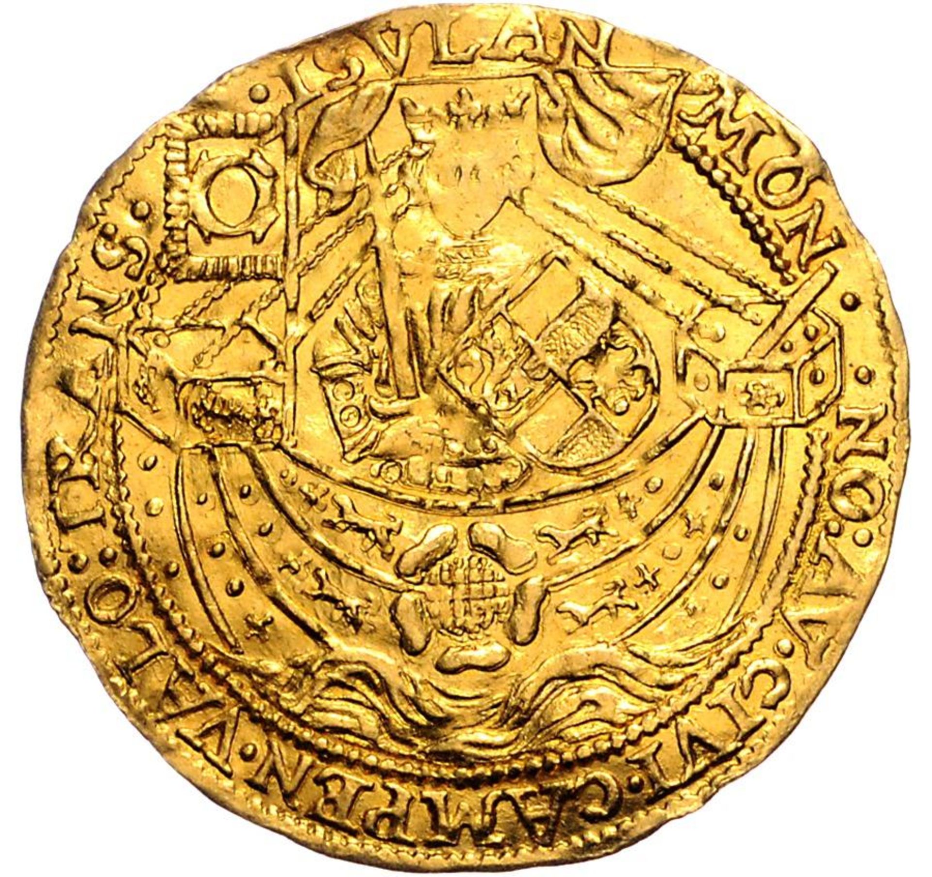 Rose Noble - 1600's - Gold coin - Image 2 of 3