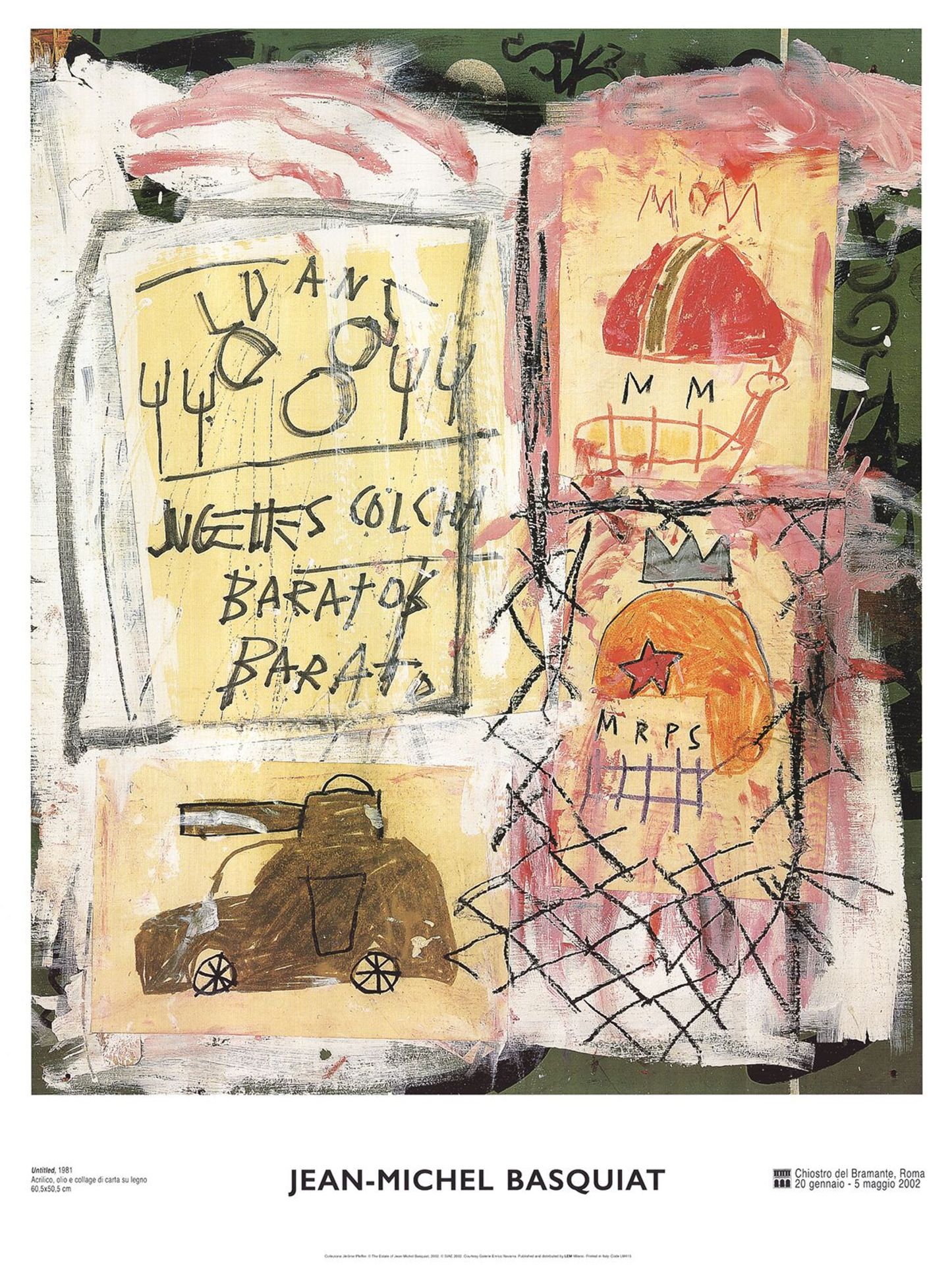 Jean Michel Basquiat - Helmets