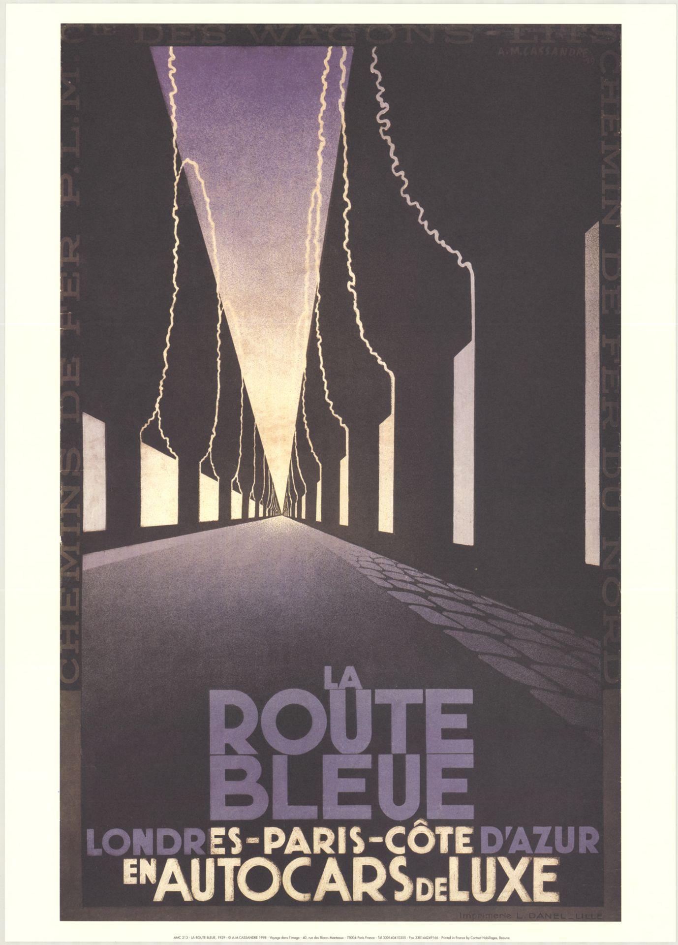 A.M. Cassandre - La Route Bleue