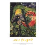 Marc Chagall - The Bride And Groom Of The Eiffel Tower