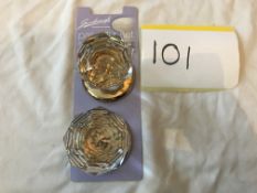 1 Pair Gainsborough Crystal Knob Set