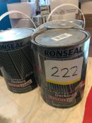 3 x 5ltr Ronseal Decking Rescue Paint
