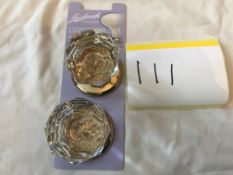 1 Pair Gainsborough Crystal Knob Set