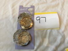 1 Pair Gainsborough Crystal Knob Set