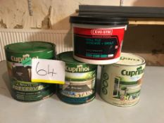 3 x Mixed Paint plus Tile Adhesive + Grout