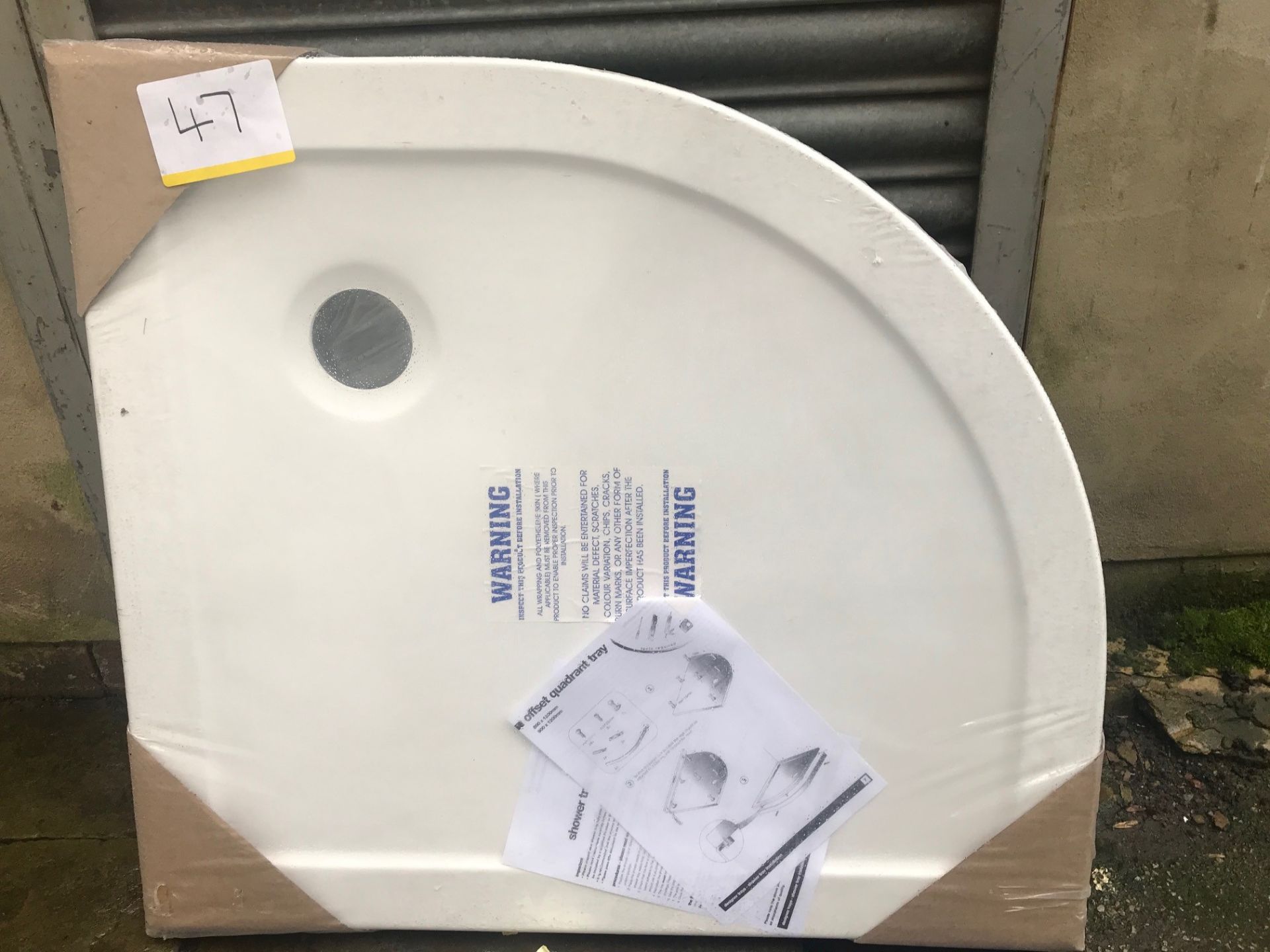 900x800mm Shower Tray