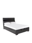 Boxed Item Tango Double Lift-Up Bed [Black] 121X139X224Cm Rrp:£958.0