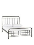 Boxed Item Foster King Bed [Black] 120X155X256Cm Rrp:£490.0