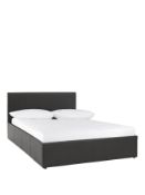 Boxed Item Georgia Small Double Lift-Up Bed [Black] 88X128X203Cm Rrp:£430.0