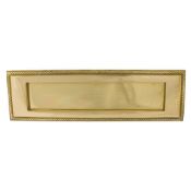 3 Georgian Letterplate Brass. 279mmx 84 Mm