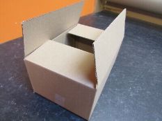 100 x Medium Packing Box. Cardboard Parcel. Single Wall