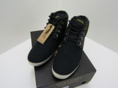 Jack & Jones Hi Top Sneakers, Trainers. Black. Size UK 8