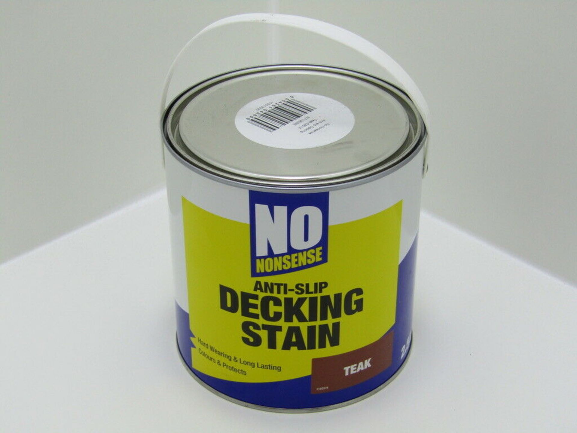 5 x Anti Slip Decking Paint. Teak. 2.5ltr Each