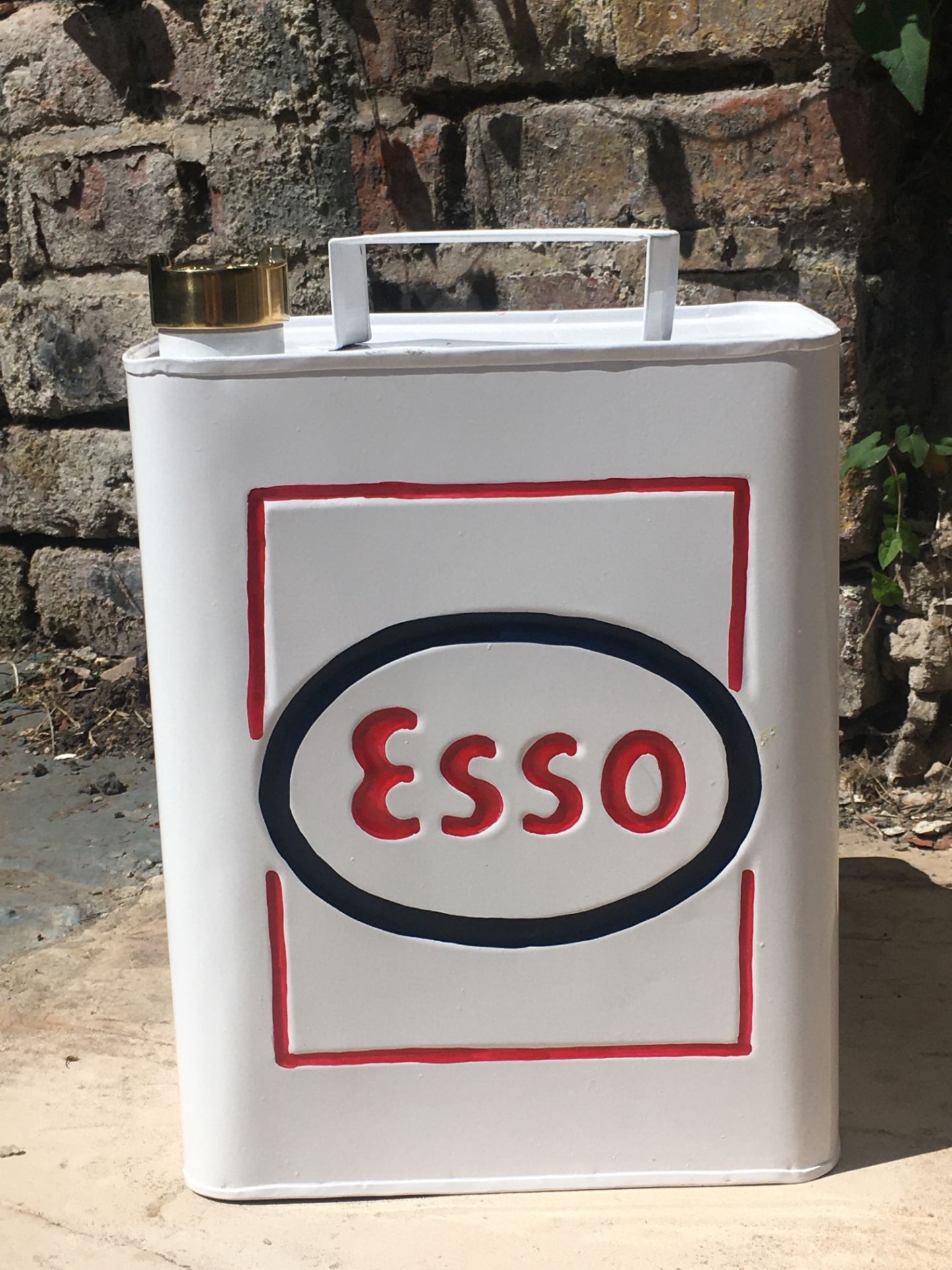 Esso Can & Large Cast Iron Esso Sign - Image 2 of 10