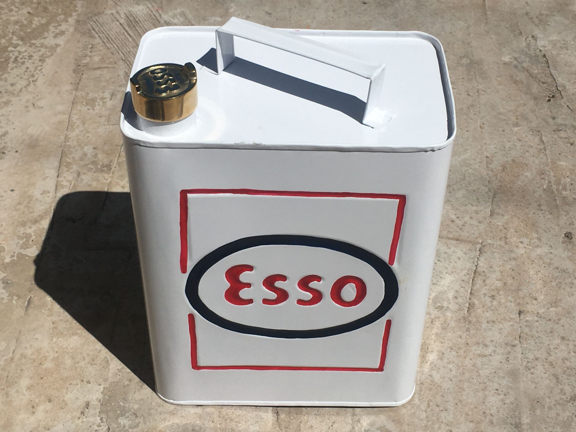 Esso Can & Large Cast Iron Esso Sign - Image 4 of 10