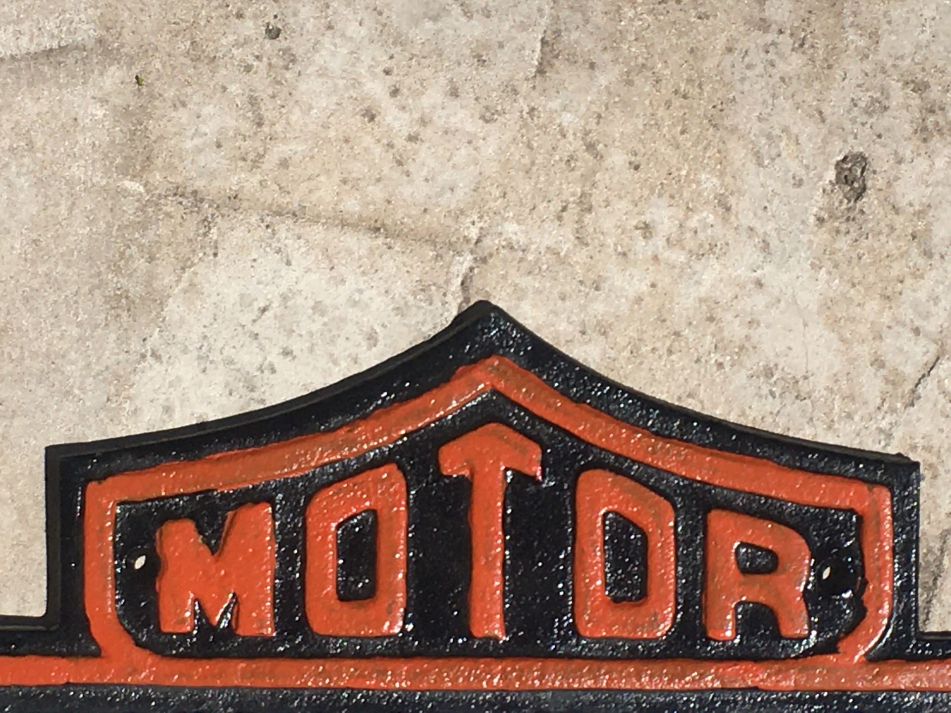 Collection Of Harley Davidson Cast Iron Signs - Image 3 of 16