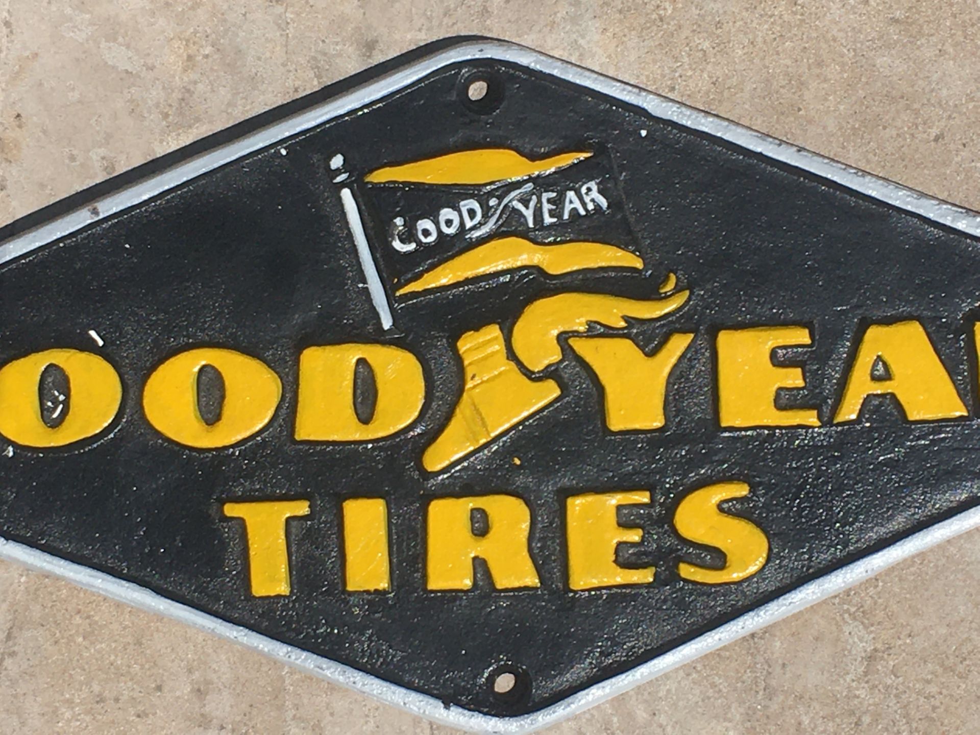 Collection of Petrol, Oil, Tyre Cast Iron Signs - Image 3 of 17