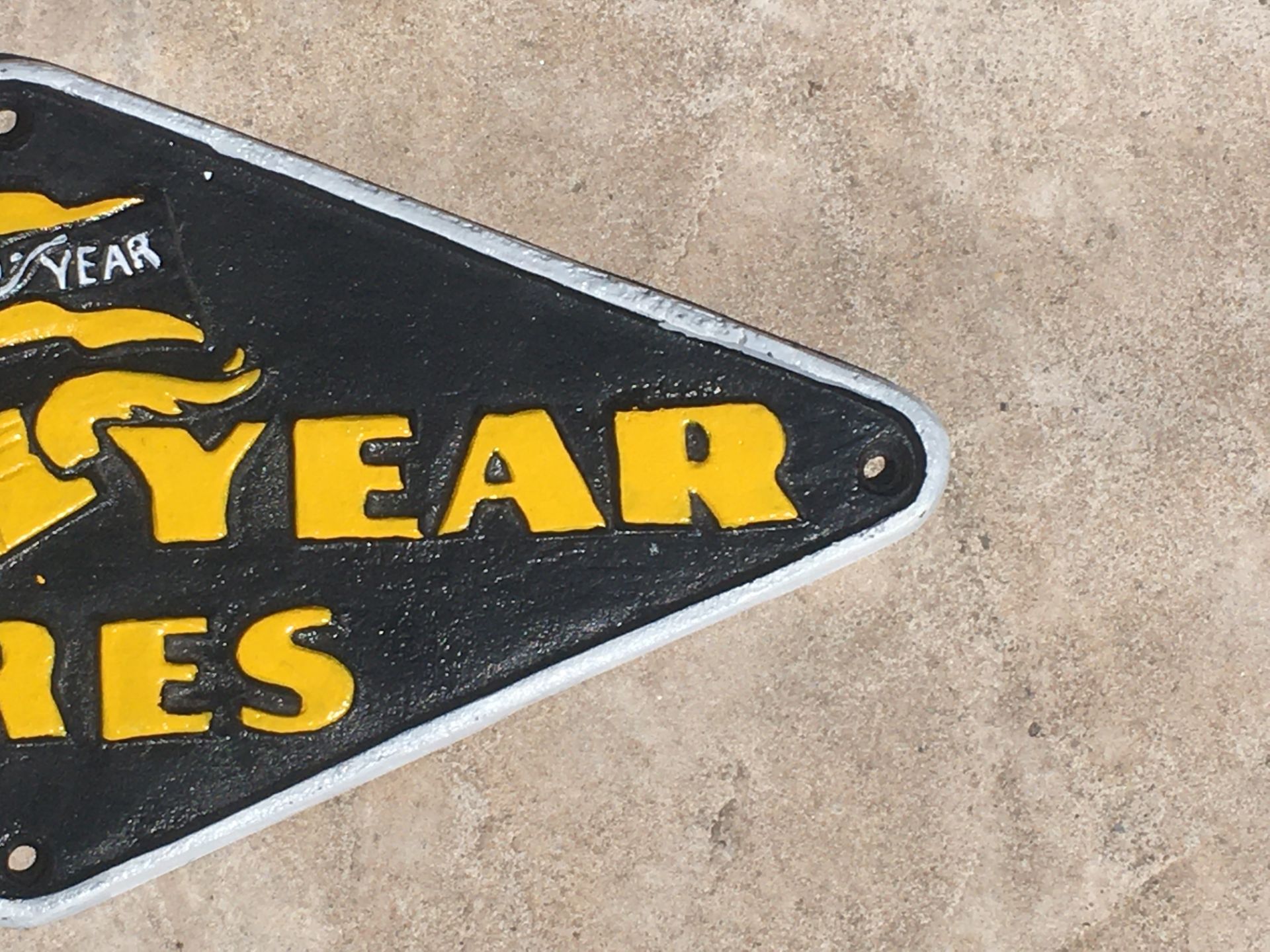 Collection of Petrol, Oil, Tyre Cast Iron Signs - Image 5 of 17