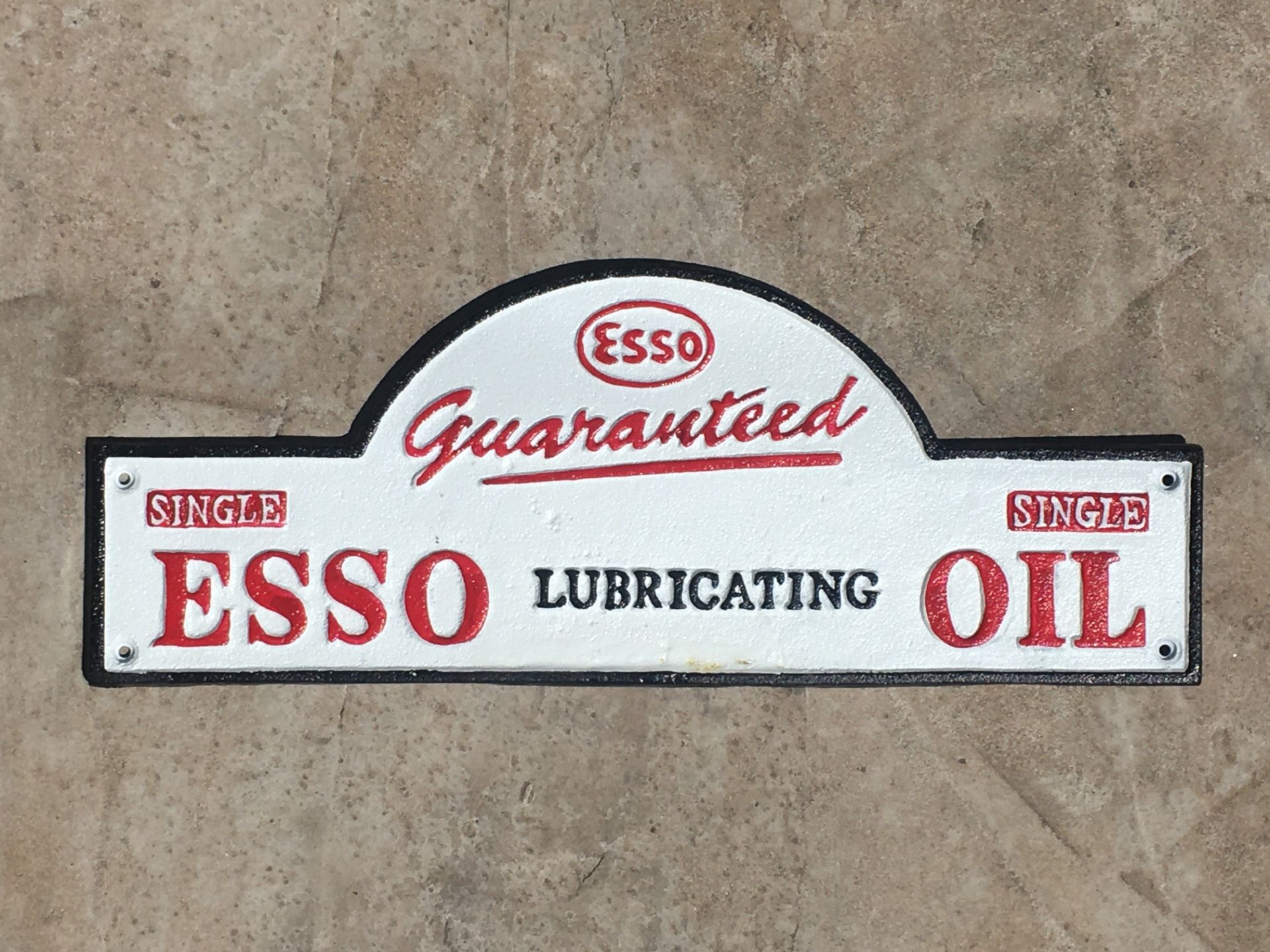 Esso Can & Large Cast Iron Esso Sign - Image 7 of 10