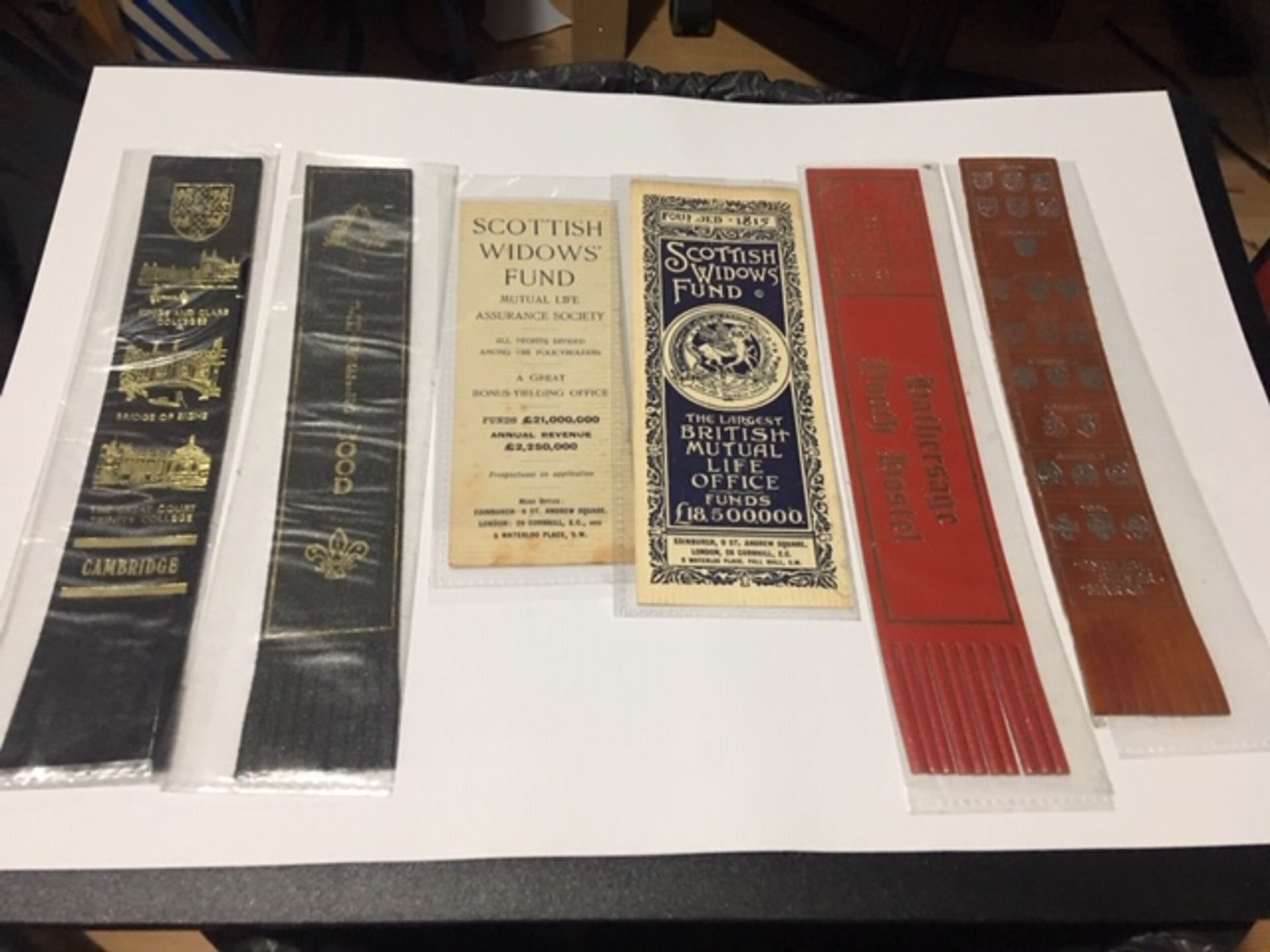 A Collection Of 12 Collectable Vintage Leather Bookmarks. - Image 5 of 7