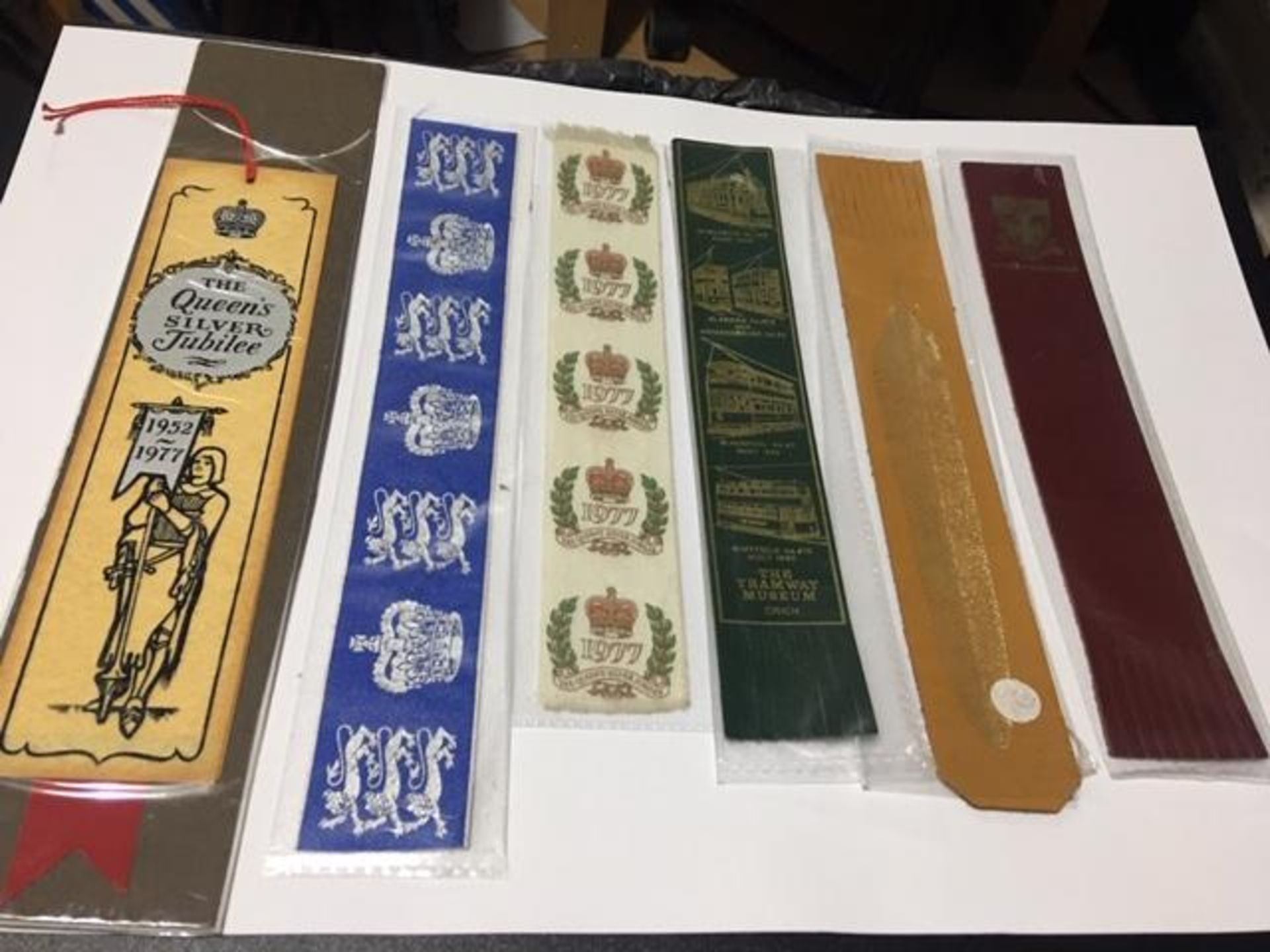 A Collection Of 12 Collectable Vintage Leather Bookmarks.