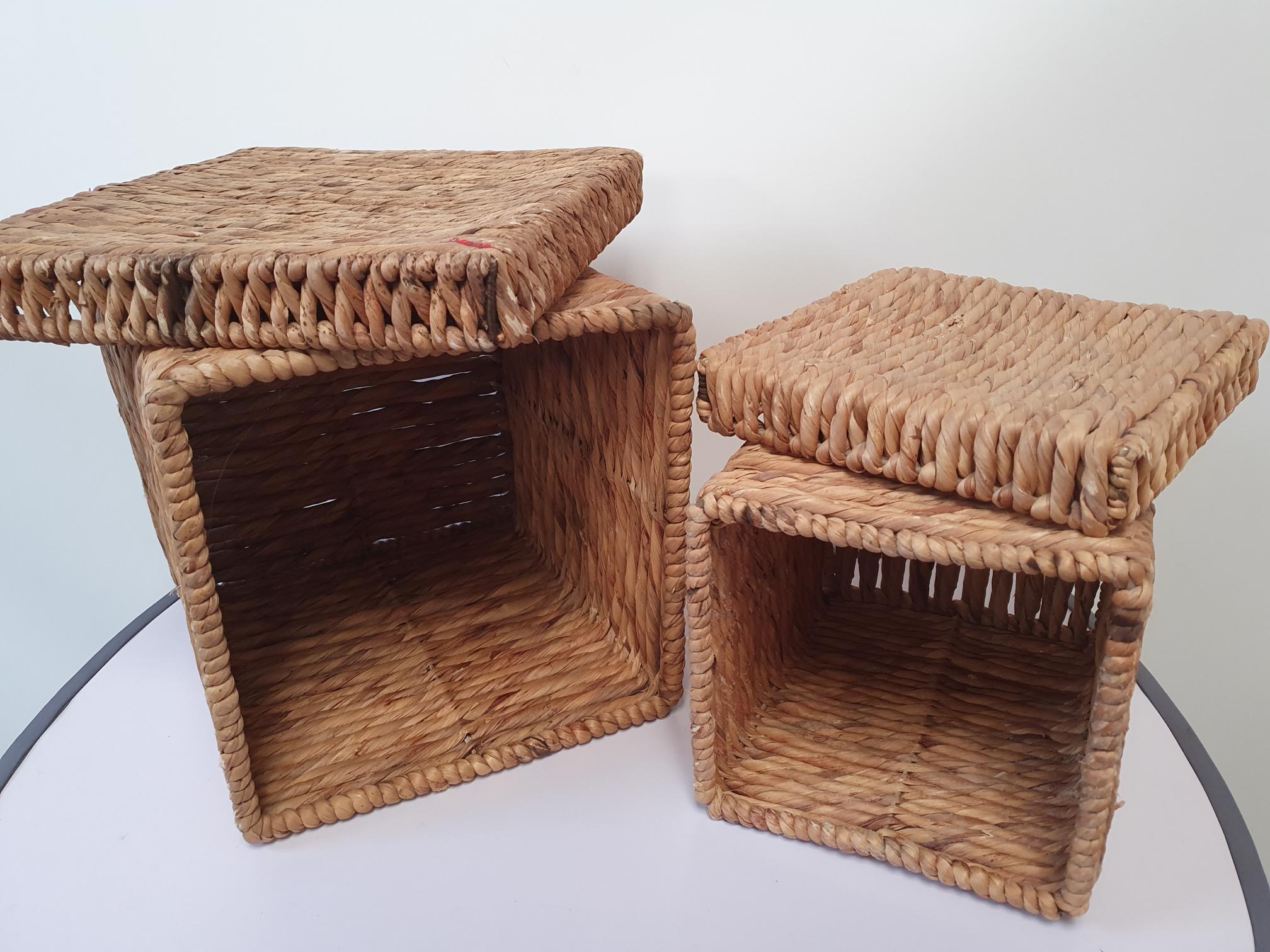 Wicker Pair Baskets - Image 4 of 6