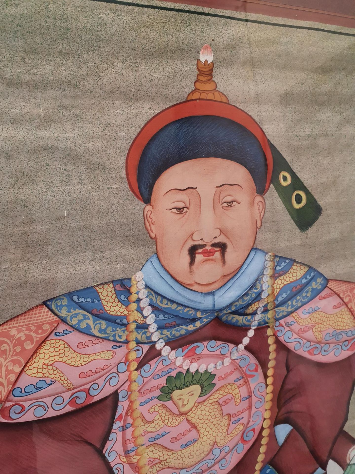 Emperor Painted on Silk - Image 2 of 2