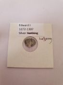 Edward I Silver Half Penny