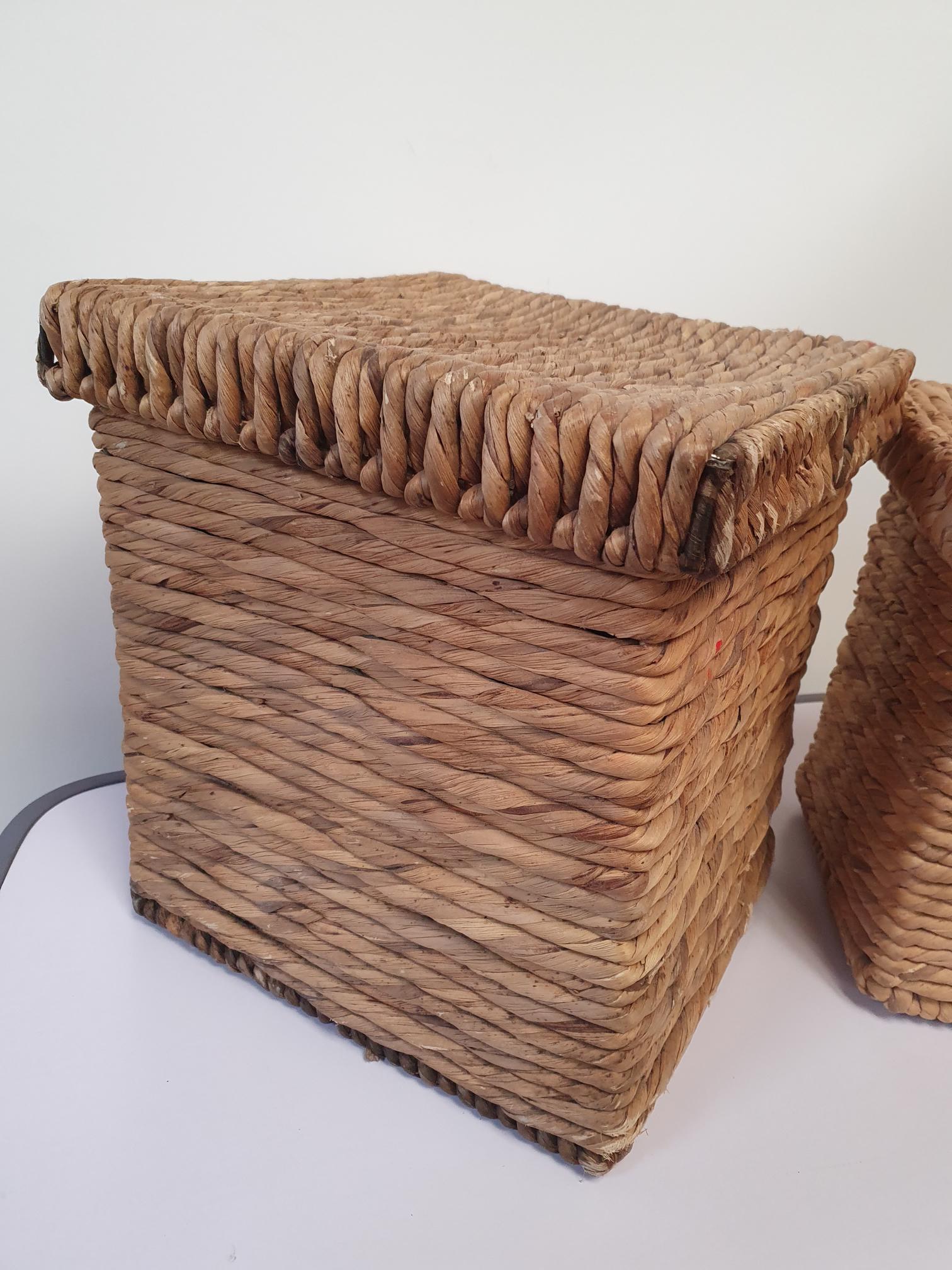 Wicker Pair Baskets - Image 2 of 6