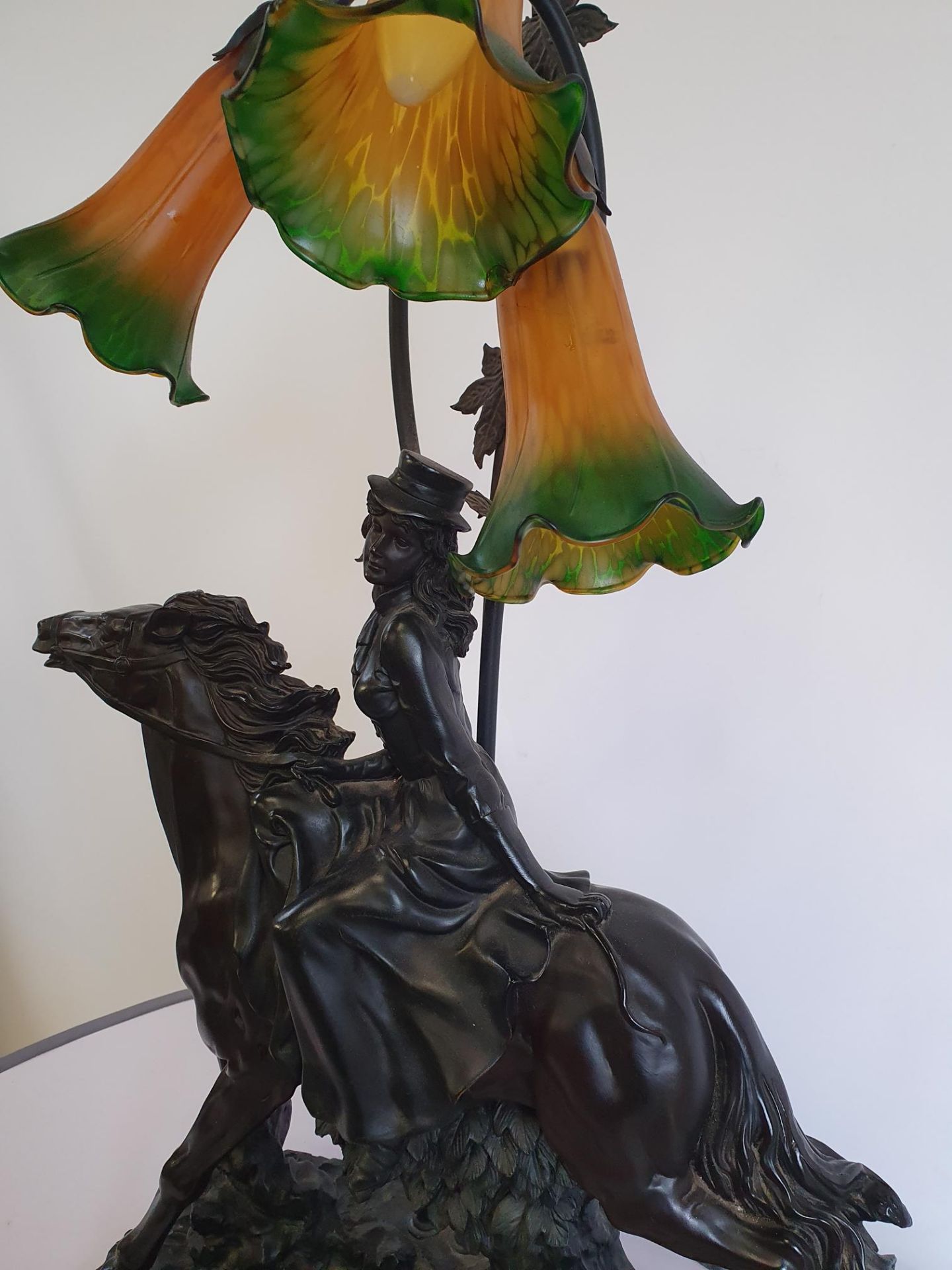 Vintage Horse Lamp - Image 4 of 4