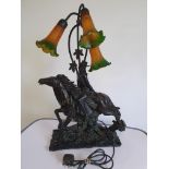 Vintage Horse Lamp