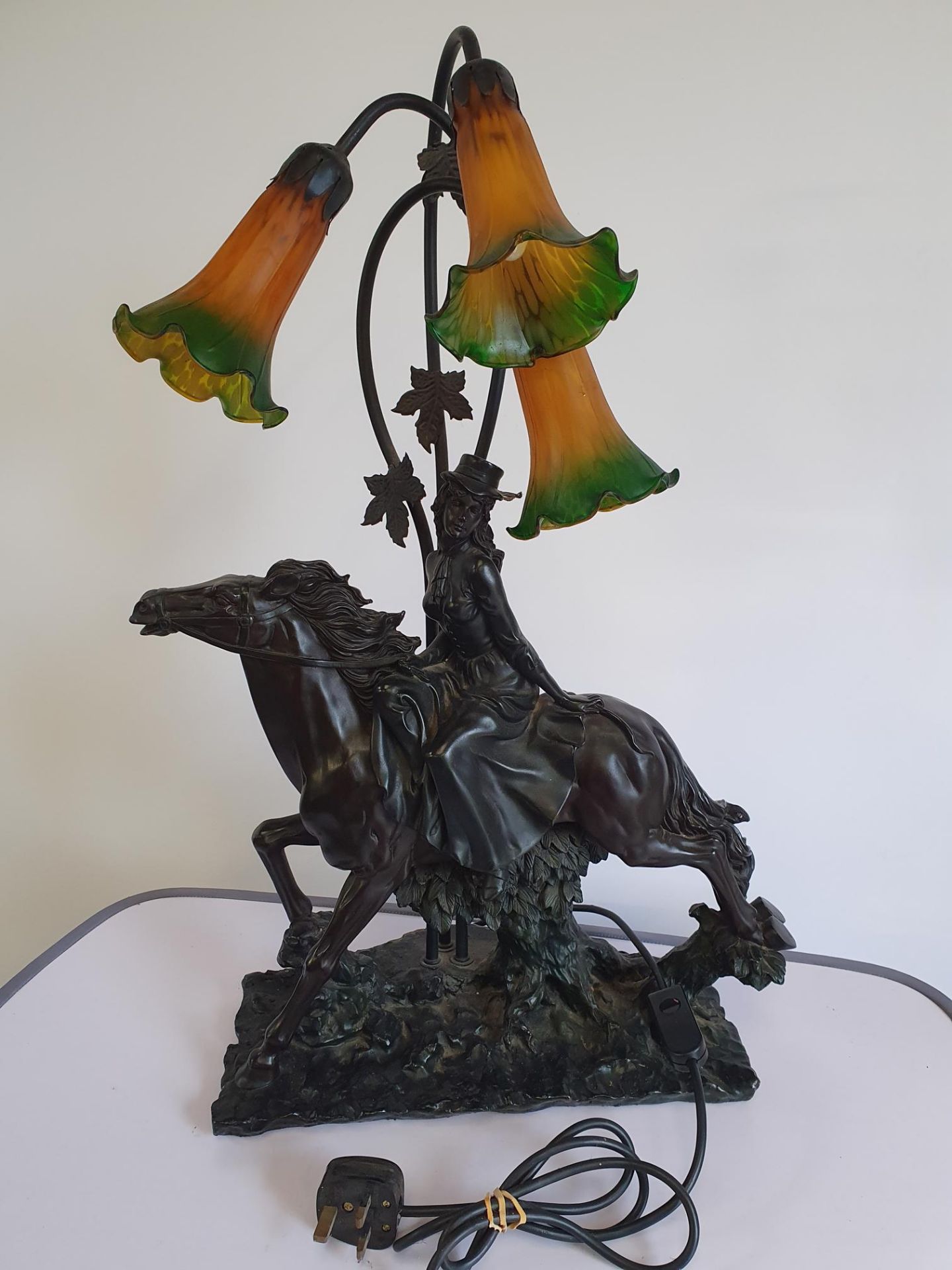 Vintage Horse Lamp