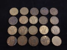 Three Pence Pieces Job Lot