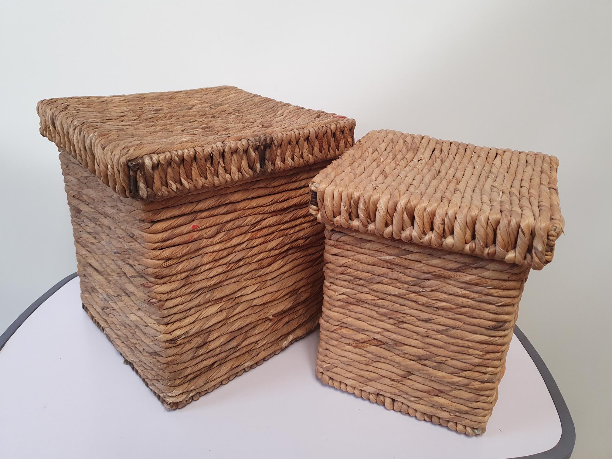 Wicker Pair Baskets